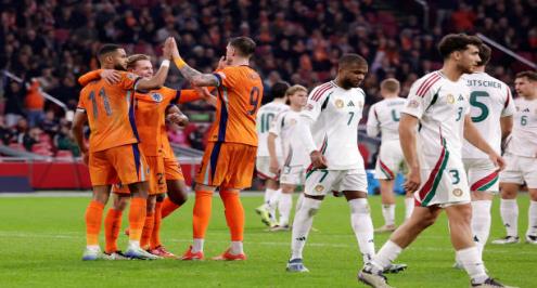 سوبوسلاي يخسر أمام أصدقائه.. هولندا تقسو على المجر في طريقها لربع نهائي دوري الأمم الأوروبية